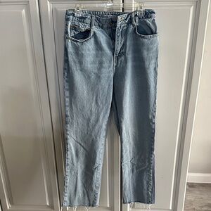 Zara Women's Light Blue Boyfriend Jeans